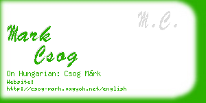mark csog business card